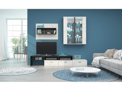 Σύνθετο Rimini 3 silk nero/ silk light